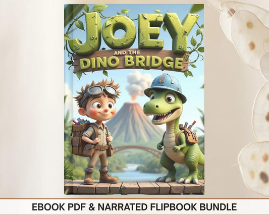 Kids eBook, Children Book, Kids Story Book, Children's Books, Bedtime Book, Digital Download, Narrated Story Bravery Teamwork and Kindness