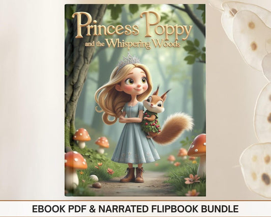 Kids eBook, Children Book, Kids Story Book, Children's Books, Bedtime Book, Digital Download, Narrated Story About Curiosity Courage Nature