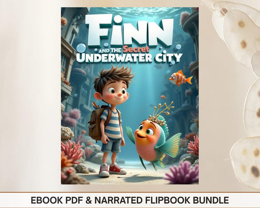 Kids eBook, Children Book, Kids Story Book Children's Books Bedtime Book, Digital Download, Narrated Story Courage Responsibility Compassion